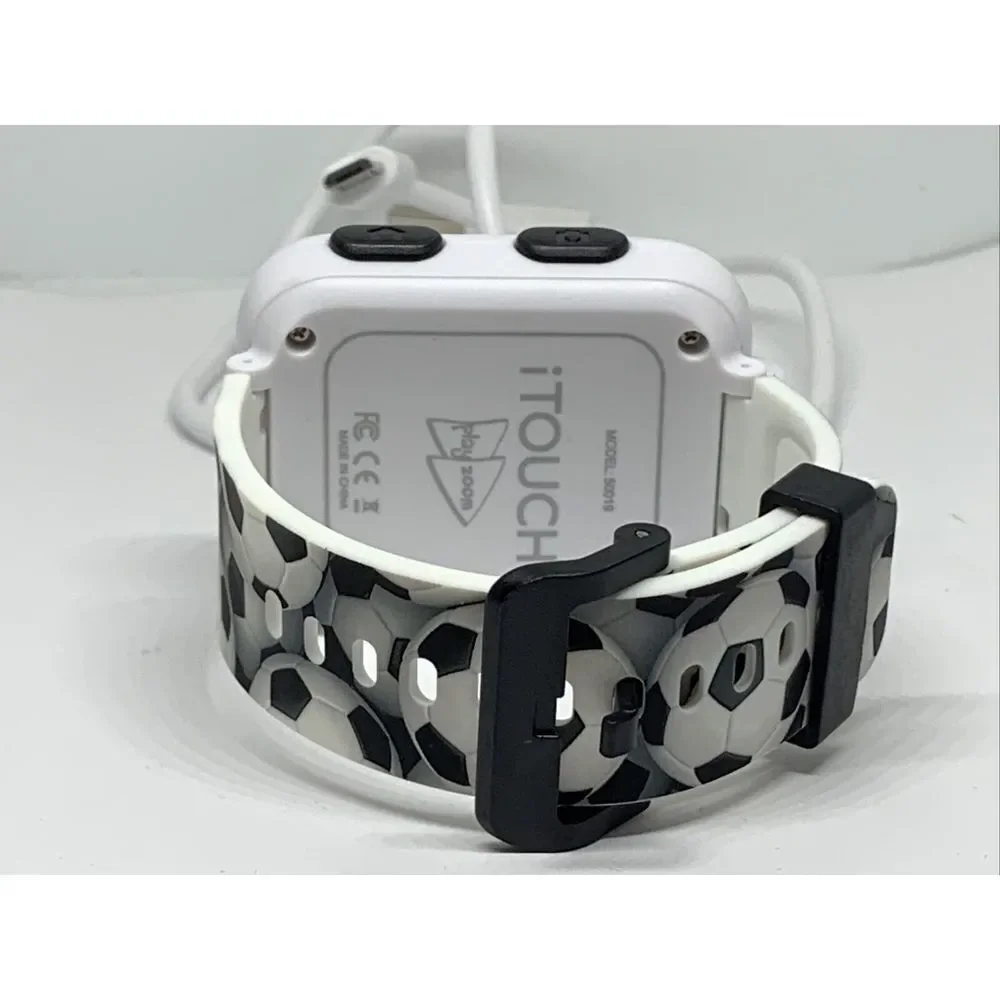 iTouch PlayZoom IPZ03517M62C-BLT Kids Black Sports Print Smart Watch NWC205